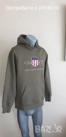 GANT Shield Hoodie Mens Size M НОВО! ОРИГИНАЛ! Мъжки Суичер!, снимка 2 - Спортни дрехи, екипи - 47334912