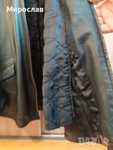 Дамско кожено яке с пух 125 лв. , снимка 3 - Якета - 42832748