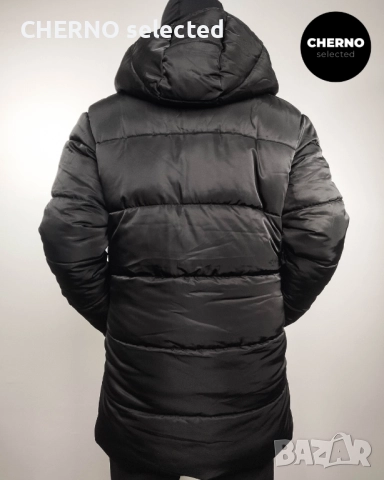 ABOUTYOU X KEVIN TRAPP дълго черно пухено яке – L • XL – Ново с етикети, снимка 6 - Якета - 52850437