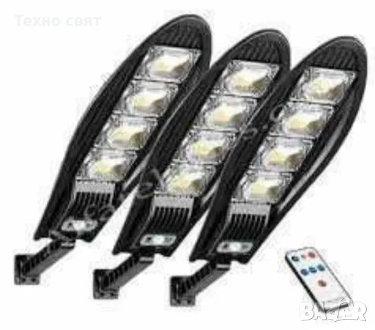 СУПЕР МОЩНИ 5x3000W=144.99лв Соларни LED Лампи 3000W IP65 + стойка и д, снимка 4 - Соларни лампи - 47708173