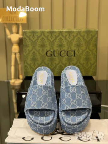 Gucci дамски чехли , снимка 3 - Чехли - 48473565