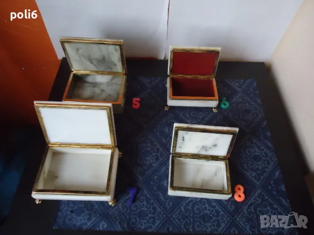 мраморна кутия за бижута, мраморен пепелник, снимка 4 - Други - 23291354