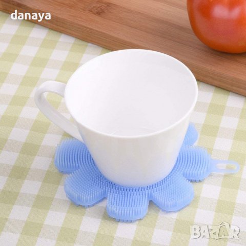 3538 Силиконова гъба за миене на съдове и белене на зеленчуци, снимка 6 - Други стоки за дома - 39912870