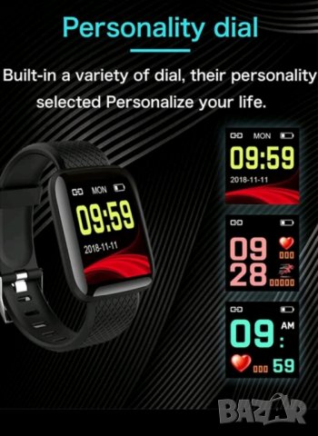 Водоустойчиви смарт часовници, снимка 11 - Мъжки - 42548822