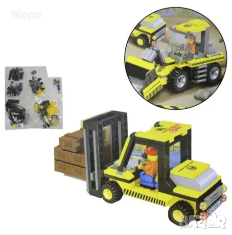 Конструктор електрокар от серията сити 180 елемента 023095, снимка 9 - Конструктори - 48299533