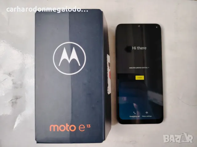 Motorola Moto E13 64GB 2GB RAM Dual Чисто Нов Пълен Пакет, снимка 1 - Motorola - 47399623