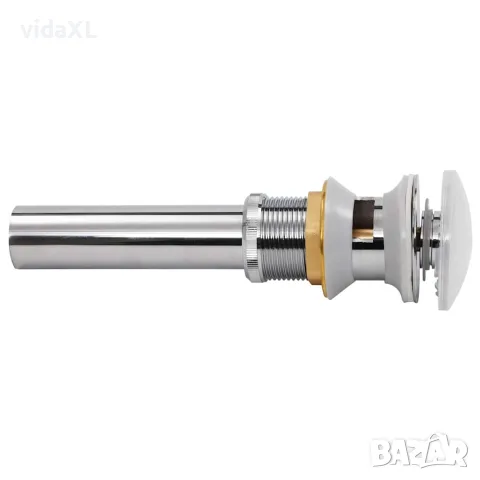 vidaXL Клик сифон за мивка, неръждаема стомана, снимка 3 - Мивки - 56146280