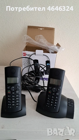 Двойка стационарни безжични телефони