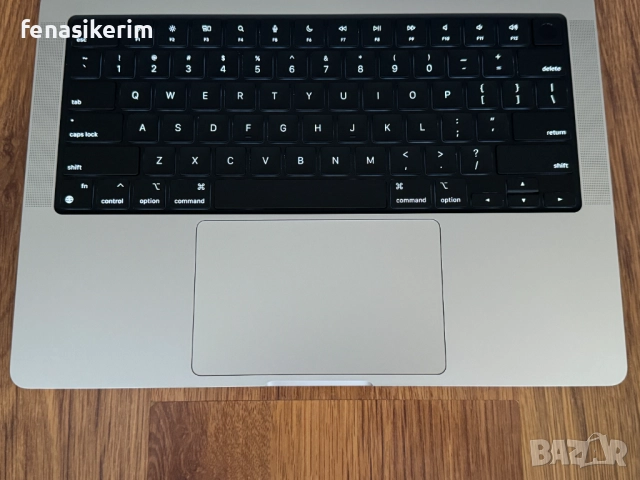ЧИСТО НОВ 14' Apple MacBook Pro 2021 M1 Pro Silver 16GB RAM/1ТB SSD/Бат 2 цик 100%, снимка 12 - Лаптопи за работа - 52891975