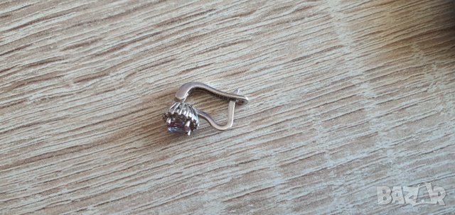 Сребърна обеца , снимка 7 - Обеци - 42000162