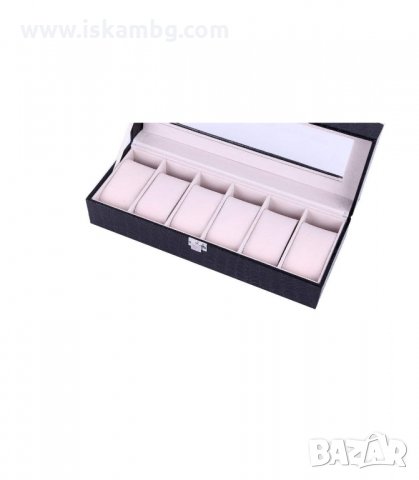 КУТИЯ ЗА ЧАСОВНИЦИ ОТ КРОКОДИЛСКА КОЖА С 6 ОТДЕЛЕНИЯ - код Крокодилска кожа, снимка 2 - Други - 33965647