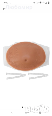 Изкуствен корем за бременност, силиконов, еластичен, за показ, 4-5, снимка 4 - Други - 51700352