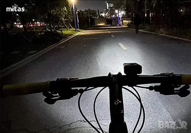 Ултра ярка LED светлина за велосипед, Двойна, Алуминиева, USB, 1000Lum, снимка 16 - Аксесоари за велосипеди - 44669785