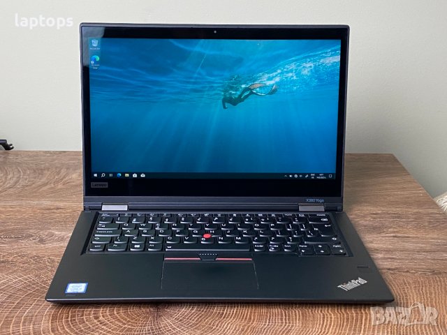 Лаптоп Lenovo Thinkpad YOGA X380 13.3" TOUCH I5-8350U/8GB/NVME 256GB, снимка 3 - Лаптопи за работа - 42712306