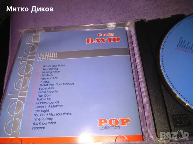 Graig David Pop Collection CD компакт диск отличeн, снимка 3 - CD дискове - 50302969