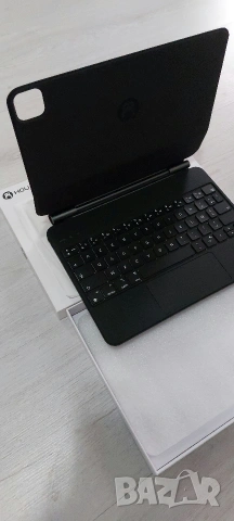 Премиум Калъф с Клавиатура HOU (Magic Keyboard Type) - САМО за Apple iPad Pro 11" M4 (2024), снимка 5 - Таблети - 53303262
