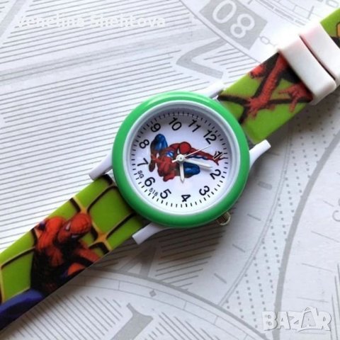 Spiderman Светещи детски ръчни часовници Спайдърмен, снимка 6 - Детски - 31950668