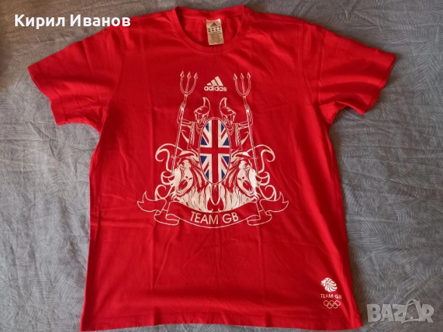 Оригинална тениска на Великобритания от Олимпийските игри, Адидас, L