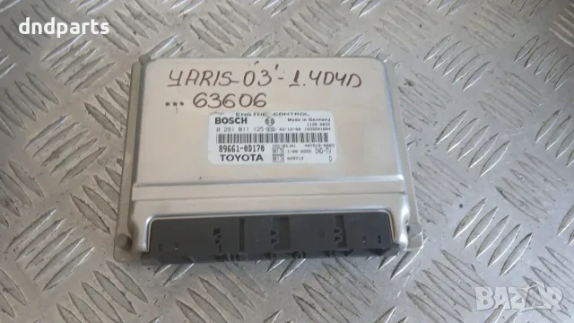 Компютър Toyota Yaris 1.4 D4D 2003 0281011125 89661-0D170 Yaris (1999-2005)