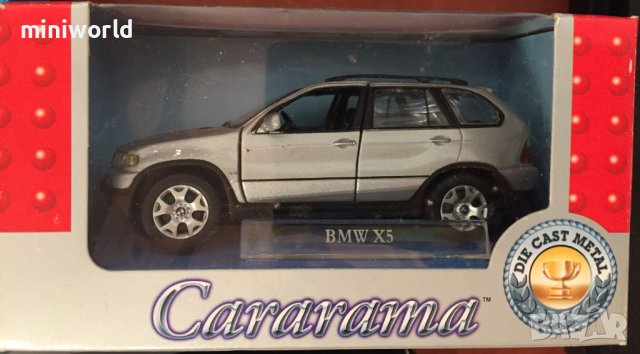 BMW X5 2000 - мащаб 1:43 на Cararama с отваряеми врати моделът е нов в кутийка, снимка 5 - Колекции - 42154869
