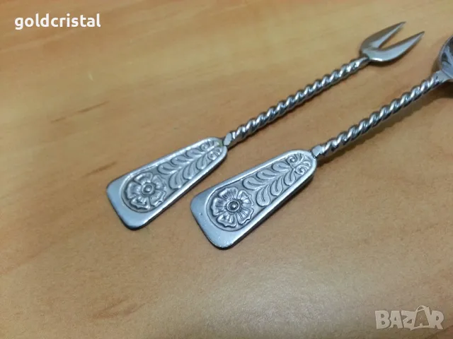 руски прибори лъжичка и виличка , снимка 3 - Антикварни и старинни предмети - 49691336