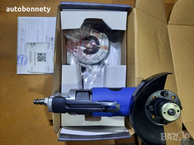 Ъглошлайф на въздух , Чисто Нов с гаранция , снимка 5 - Ъглошлайфи - 53381140