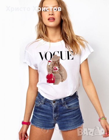 Тениска Disney Princess Vogue принт. Модели и размери, снимка 5 - Тениски - 28234408