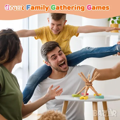 STEM играчки, Физически научен комплект за деца, 12 дървени пръчки за физически баланс, снимка 3 - Образователни игри - 49673400