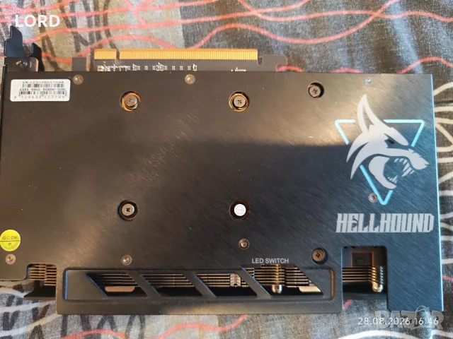 Видеокарта RX 6600 8GB PowerColor Hellhound OC , снимка 2 - Видеокарти - 55853196