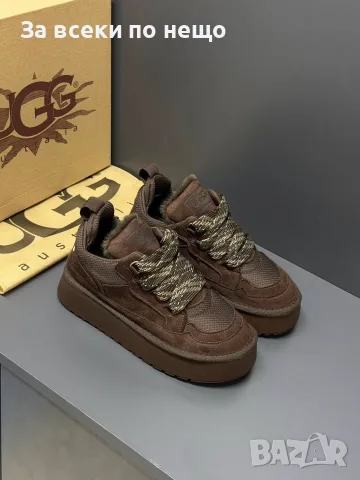 UGG Дамски Маратонки На Платформа С Пухкава Подплата👟Дамски Спортни Обувки - 7 Цвята Код SEM-884, снимка 2 - Маратонки - 56165702