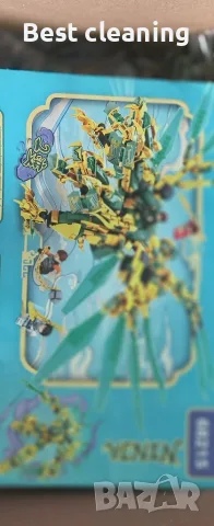 Ninjago  Зелен робот с фигури, снимка 4 - Пъзели - 55854621