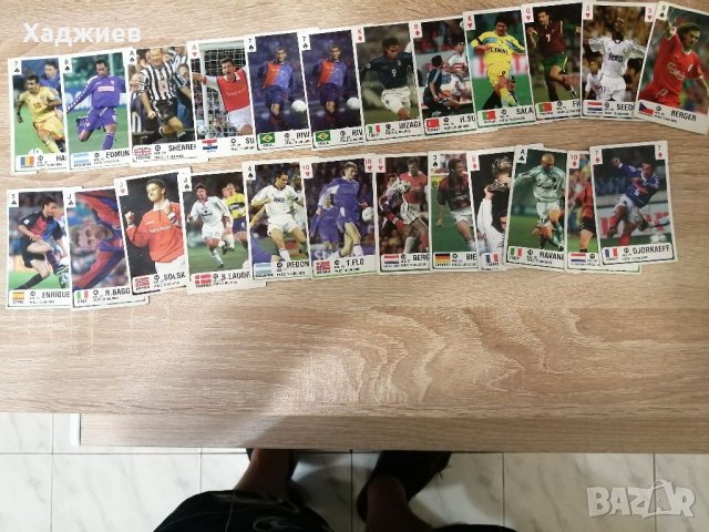 Колекционерски тестета карти за игра с футболисти , снимка 3 - Колекции - 34172556