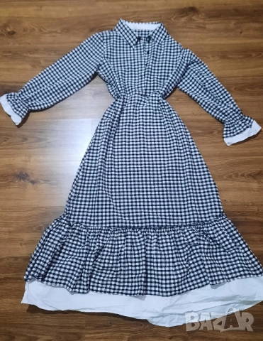 Карирана рокля, снимка 5 - Дрехи за бременни - 52250650
