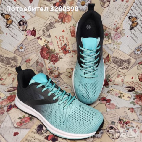 Спортни дамски маратонки с мрежа и лека гъвкава подметка модел: 815-28, снимка 2 - Маратонки - 44400372