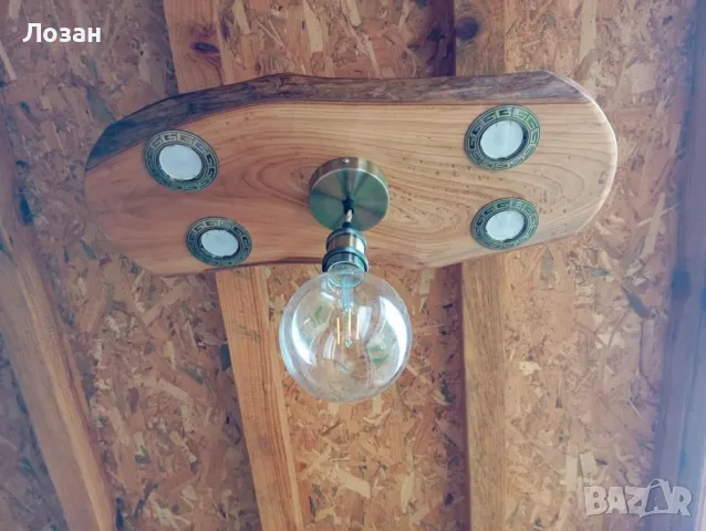 полилей от дърво и лунички, снимка 8 - Полилеи - 50322748