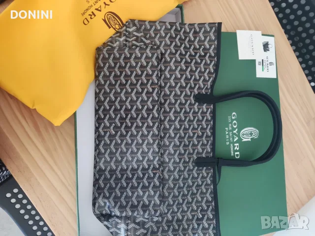 Goyard  Дамска чанта, кожа, снимка 4 - Чанти - 56287670