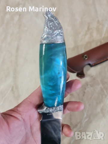 Ръчно изработен нож от стомана 65×13 инструментална скалпелна стомана руска ножът е закален на 56 / , снимка 11 - Ножове - 53174561