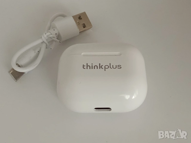 Lenovo Безжични слушалки бели тапи, снимка 2 - Bluetooth слушалки - 54319945