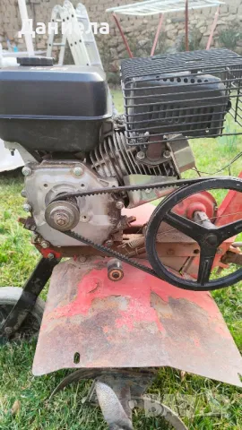 Мотофреза FORTECO F90 с почти нов двигател , снимка 2 - Градинска техника - 49828528