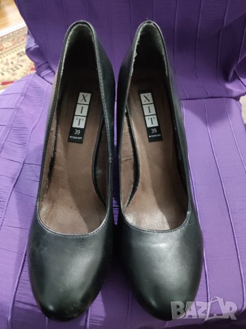 Маркови кожени обувки XIT by DinSko, снимка 3 - Дамски обувки на ток - 35288926