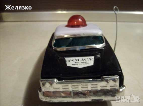 TIN TOY VEHICLE TIN POLICE CAR MF 900 , снимка 4 - Колекции - 30155029