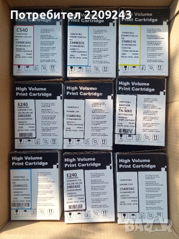 Тонер касети hp / Lexmark , снимка 16 - Консумативи за принтери - 53955063