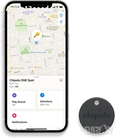 Chipolo ONE Spot – 4 броя Bluetooth тракери за Apple, снимка 3 - Аксесоари за Apple - 55739790