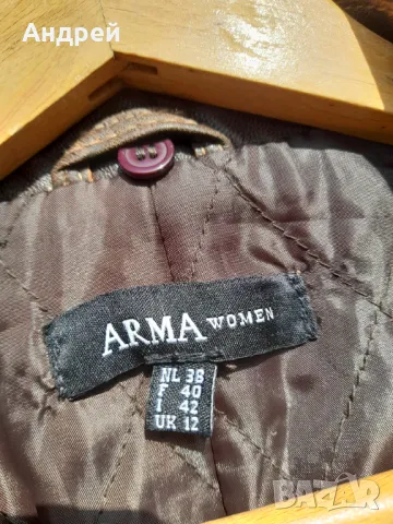 Дамско кожено яке #4, снимка 6 - Якета - 47853842