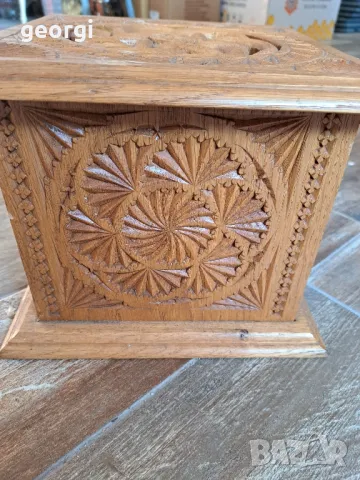 Стара холандска резбована мебел, отоплител за крака , снимка 5 - Антикварни и старинни предмети - 47701433