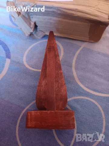 Дървена фигура поставка за очила 17 x 6 см. НОВА, снимка 2 - Други стоки за дома - 47662003