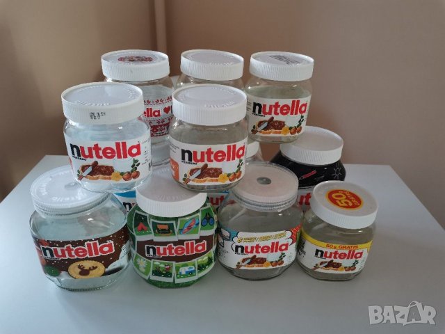 Празни буркани от Nutella, кафе и др. , снимка 5 - Кутии за храна - 30939500