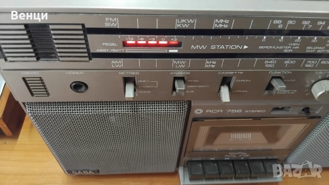 SABA RCR 756 BOOMBOX, снимка 2 - Радиокасетофони, транзистори - 54298100