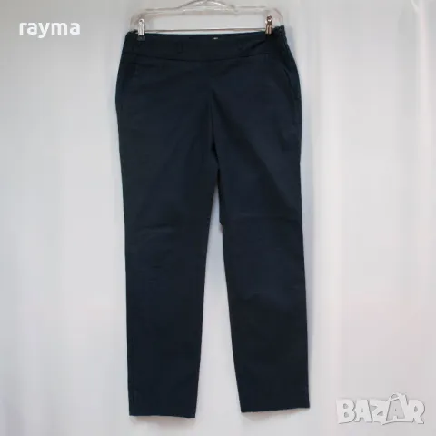 Love Moschino син памучен еластичен спортно елегантен панталон с ниска талия, снимка 2 - Панталони - 47989950