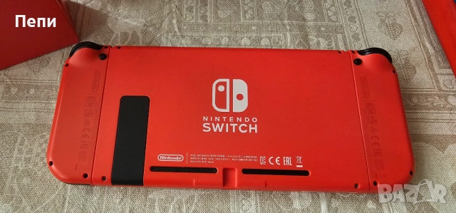 Nintendo Switch - Mario Red & Blue (SPECIAL EDITION) +128GB карта, снимка 6 - Nintendo конзоли - 52985156
